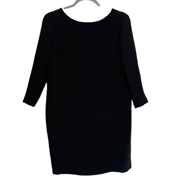 Sandro Black H12 Regalade Mini Dress with Bow - Picture 3 of 14